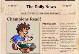 Parents can encourage by motivating their kids to read at least one or two pages. How To Write A Newspaper Article For Kids Templates Best Regarding Newspaper Article For Kids21863 Articles For Kids News Articles For Kids Newspaper Article