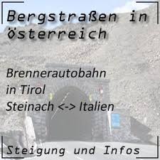 Bergstrasse Brennerautobahn Von Steinach Nach Italien Mautpflichtig Aber Flacher Als Der Brennerpass Bergstrasse Autofahr Strassenverkehr Autobahnen Verkehr