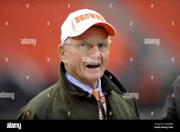 Jim Haslam, father of Cleveland Browns owner Jimmy Haslam, stands