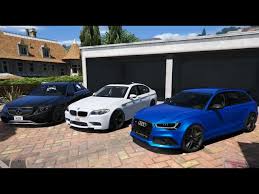 Gta V Audi Rs6 C7 Vs Bmw M5 F10 Vs Mercedes E63 Amg W212 Gta 5 Mod Bimmervideos Cloud The World Of Bmw Videos In One Place