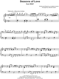 Seasons Of Love Sheet Music 21 Arrangements Available Instantly Musicnotes