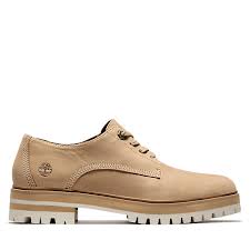 Damen oxford schuhe aus braunem boxcalf. Timberland Oxford Schuhe Winter London Square Timberland Damen Hellbraun