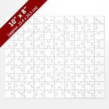 Learn how to do it yourself. Blank White 100 Piece Puzzles