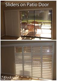 Pin By Alma Herrera On Window Treatment Shutters Sliding Glass Doors Patio Patio Door Coverings Glass Doors Patio