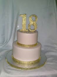 Celebrating your child's 18th birthday? 18th Elegant Birthday Cake Gold Sparkles Rhinestone 18th Birthday Cake Birthday Cake Girls 18th Birthday Ideas For Girls