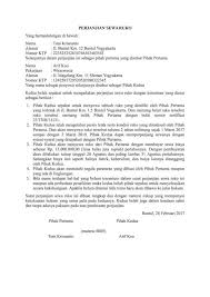Surat perjanjian kerja sama penting untuk dibuat agar menghindari saat bekerja sama baik itu berupa kepemilikan sebuah berikut ini adalah beberapa contoh surat perjanjian kerjasama yang bisa kalian jadikan acuan saat ingin memulai kerjasama bisnis surat perjanjian kerjasama baru doc. Hangxlla3 Bxxm