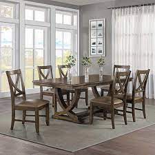 The dining set is constructed from durable wood and wood products and overlaid with intricate fancy melamine. Lakemont 7 Piece Dining Set My Online Store Dba Expo Int L