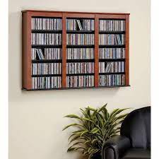 Prepac Cherry Media Storage Cfw 0523 The Home Depot Wall Storage Wall Mounted Storage Shelves Prepac