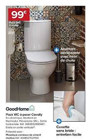 60 meuble wc castorama univers rencontresfr. Offre Pack Wc A Poser Cavally Goodhome Chez Castorama