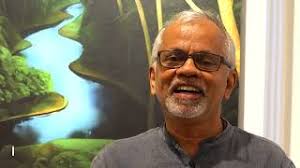 Fr Benny Benedict talking about Razi Muhammad's Art Exhibition 'I Think  Therefore I Am Confused'