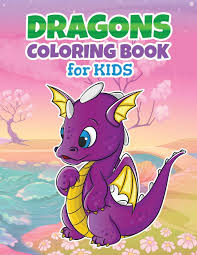 736 x 1057 file type: Baby Dragons Coloring Book For Kids Cute Easy To Color Funny Dragons For Boys Girls And Toddlers Amazon De Publishing Nlts Fremdsprachige Bucher