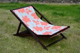 Never rust aluminum sling folding chair in bronze. Wood Folding Sling Chair Deck Chair Or Beach Chair Adult Size Ana White