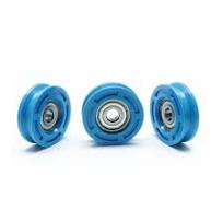 10x50x15.2mm U groove plastic pulley 6200 bearing chrome steel PA6 PA66 POM  nylon pulley sliding door & window rollers