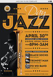Enjoy downloading the jazz music festival flyer template created by kmzvr.lab! Jazz Day Flyer Template V1 Flyer Photoshop Flyer Jazz