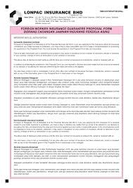 Malaysia foreign workers information site. Https Www Lonpac Com Downloads Proposalform Fwig Pdf
