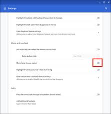 I've only been a chromebook user since may of this year and thought all updates were automatic. Chrome Os Chromebook Making The Mouse Pointer Larger My Computer My Way