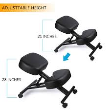 Dragonn Ergonomic Kneeling Chair Adjustable Stool For Home And Office Improve Your Posture With An Angled Seat Thick Co Kneeling Chair Adjustable Stool Chair