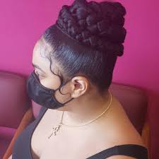 If you have been searching for braided ponytail ideas for black hair, you have a beautiful example in front of you. Super Long Sleek Braided Ponytail African Braids Miami Facebook