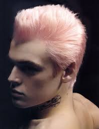 Pink And Awesome Men Hair Color Light Pink Hair Mens Hair Colour
