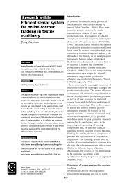 Para encontrar más libros sobre textile machinery mail, puede utilizar las palabras clave relacionadas : Pdf Efficient Sensor System For Online Contour Tracking In Textile Machinery