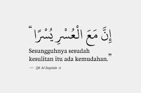 Yakinlah di balik kesulitan, ada kemudahan yang begitu dekat. Bersama Kesulitan Ada Kemudahan Media Mahasiswa Indonesia