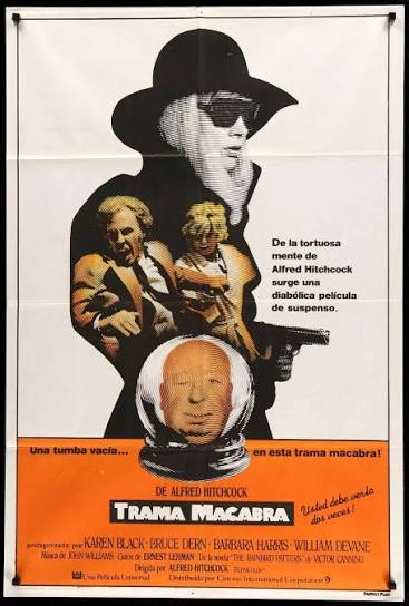 Family Plot (1976) Original Argentine Movie Poster - 29" x 43" - Original  Film Art - Vintage Movie Posters