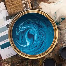 A subdued blue, on the cusp of green. Porter S Paints Handmade Paints Speciality Finishes And More