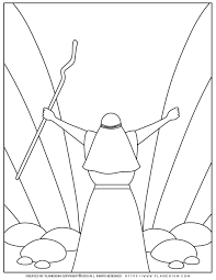 Great mouse practice for toddlers, preschool kids, and elementary students. Passover Coloring Page Moses Parting The Red Sea Planerium