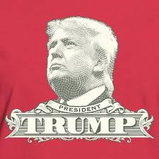 Amazon.com: CafePress Donald Trump Dollar Bill Women's Dark T Shirt Womens  Cotton Dark T-Shirt Black : Clothing, Shoes & Jewelry