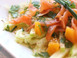 Salade De Fenouil Orange Et Truite Fumee Recettes Recette Salade Fenouil Salade De Fenouil Et Orange Fenouil