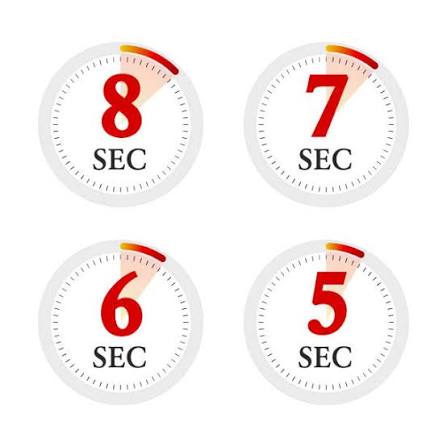 9,500+ Seconds Stock Illustrations, Royalty-Free Vector Graphics & Clip Art  - iStock