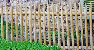 Staketenzaun Bzw Kastanienzaun Oder Lattenzaun 120 Cm Hoch Staketen Im Abstand Von 4 5 Cm Auf Kastanienr Garten Gestalten Staketenzaun Kastanie