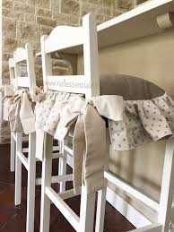 I nostri cuscini sono anche molto semplici da fissare alle sedie, con un nastro in velcro o con dei cordini. Set Di 3 Cuscini Per Sedie Shabby Personalizzabili Nellessenziale Shop