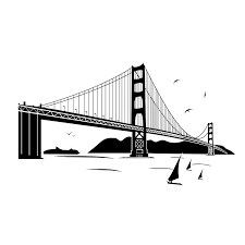 Golden Gate Bridge Graphics Svg Dxf Eps Png Cdr Ai Pdf Vector Art Clipart Instant Download Digital Golden Gate Bridge Golden Gate Bridge Drawing Bridge Tattoo Choose from 420000+ cartoon golden gate bridge graphic resources and download in the form of png, eps, ai or psd. golden gate bridge drawing bridge tattoo
