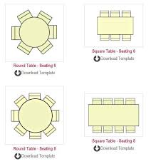 Table Seating Chart Templates