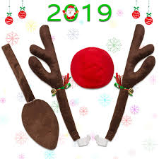 Car decoration is now an integral part of wedding design and receives peck attention in the past. Mineton Car Reindeer Antlers Christmas Reindeer Vehicle Christmas Decorations Auto Decoration Kit With Tail And Jingle Bells Reindeer For Car Christmas Buy Online In Cayman Islands At Desertcart