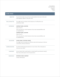 Resume sample format simple easy resume template project scope … 30 basic resume templates. 17 Free Resume Templates For 2021 To Download Now