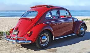 Image result for Poppy Red 1953 Beetle