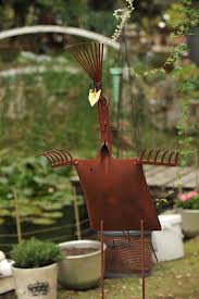 Vogel Upcycling Metal Art Alte Gartengerate Ausgefallene Deko Objekte