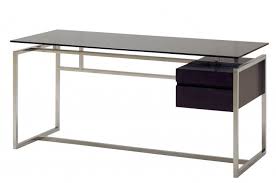 Furniture Office Cool And Minimalist Stainless Steel Computer Desk Designs For Modern Computer Desks For Home Contemporary Desk Design Computer Desk Design