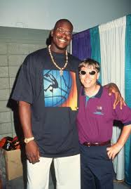 Shaquille Oneal And Bill Gates 90s R Oldschoolcool