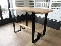 Mesa Alta De Madera Mayet Bar By Alex De Rouvray Design Diseno Alex De Rouvray Mesa Alta Bar Mesas Altas Cocina Mesas De Bar