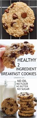 Soft, tender, flavorful oatmeal cookie and healthy! Breakfast Cookies Healthy 2 Ingredients Cafe Delites