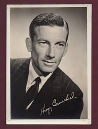 HOAGY CARMICHAEL composer songwriter ORIG FAN PHOTO DBW 5x7 facsimile  autograph