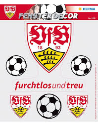 All popular logo and emblem of brands. Herma Decor Fensterbild Vfb 25 X 35 Cm Logo Und Balle Fotoalben Dis