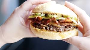 Divide this mixture into four sections and make four patties (make sure to press down each patty a little in the center to avoid the burger bulge when they grill). Peanut Butter Bacon Burger Peanut Butter On A Burger