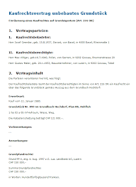 Muster herunterladen und vertrag zur verwaltung von wohneinheiten rechtssicher erstellen. Kaufrechtsvertrag Unbebautes Grundstuck Muster Zum Download