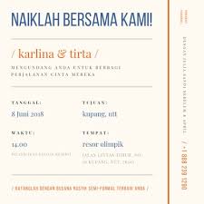 Contoh format undangan pernikahan islami,contoh tulisan undangan pernikahan bahasa jawa,undangan murah 1000an,bikin kartu. Contoh Undangan Pernikahan Unik Canva
