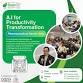 A.I. for Productivity Transformation towards event image