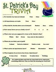 Rd.com holidays & observances st. St Patrick S Day Trivia Worksheets Teaching Resources Tpt